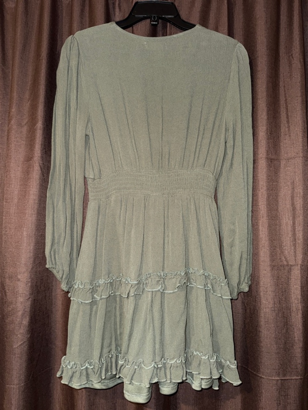 Altard State Green Ruffled Short Dress - Picture 3 of 8